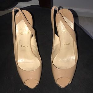 used Christian Louboutin red bottom heels
